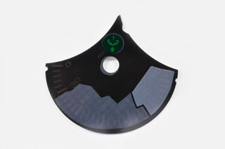 gauge face  white  mph 996 (without BC)