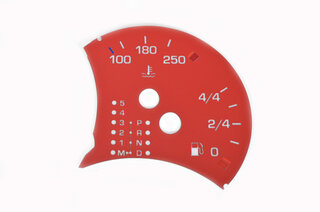 gauge face fuel tank red Boxster/996 (without BC) US  Tiptronic