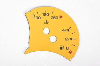 gauge face fuel tank  yellow   Boxster/996 (without BC) US