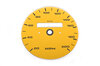 Zifferblatt  gelb   965/993 Turbo Tacho BC MPH