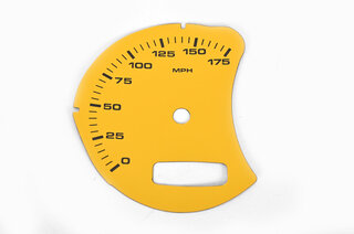 gauge face   mph    yellow    986   with BC