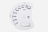 gauge face   mph   white  996/Turbo/GT2/GT3   with BC