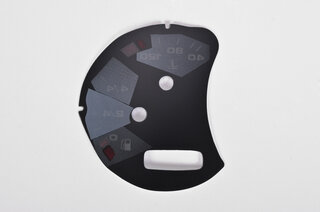 gauge face fuel tank  white Boxster/996/Turbo/GT2  w/o BC