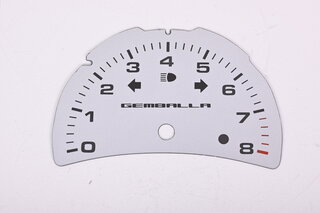 Fond compte-tours  argent  996 /986    02- "Gemballa"