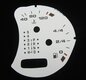 Zifferblatt   Tiptronic  weiss   Benzintank Boxster/996/Turbo/GT2 mit Bordcomputer