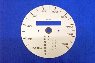Zifferblatt silber 964/993 Tacho mphTiptronic