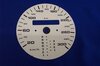 gauge face white 964/993 speedometer km/h + tiptr