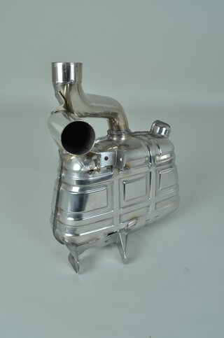 Street Muffler Set 997.1 - TÜV Version - Requires 3.8 L S Model Tips