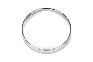 Outer Instrument Bezel 911 / 930  1965-89 - Clock / Oil - Fuel - Ø 80 mm - Chrome