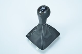 Schalthebelknopf  Manuell (Carbon-Ausführung) schwarz/silber