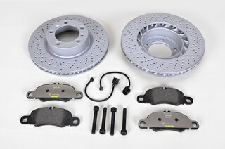 Brake service kit front 981S/GTS ( I011, I009) steel brake ( -I450)