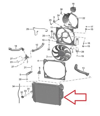 Front Right Radiator - Multiple Models