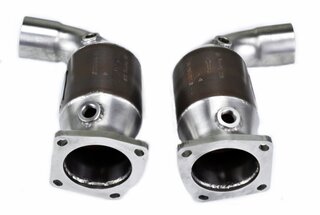 Sportkatsatz "Brombacher" 200 Zeller "HD" 991 Turbo auf OEM Endschalldämpfer
