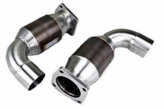 Sportkatsatz "Brombacher" 200 Zeller "HD" 991 Turbo auf OEM Endschalldämpfer