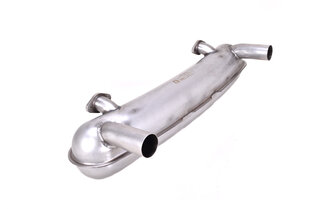 Silencieux 911 65-73 inox 2 entrées, 2x sorties Ø63,5mm (version export)