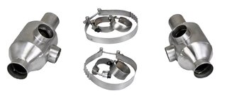 Brombacher Exhaust System 911 (84-89) - Sport - ST Center Exit - 100 Cell Cats - With Heat