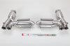 Valved Sport Exhaust System 997.1 Turbo - Brombacher - Stainless Steel - 200 Cell HF Cats