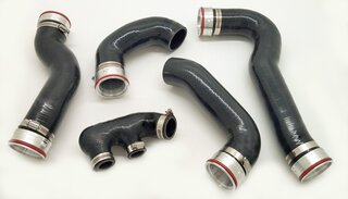 Reinforced Intercooler Hose Kit  Black 996 Turbo / GT2