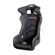 OMP HTE-R XL Professional Racing Seat - Black Bolsters + Inserts - Fiberglass Seat - FIA Approved