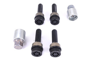Jeu antivols - noir - pour élargisseurs 11mm AV + 15mm AR