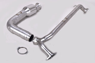 Downpipe with Sport Cat 718 Cay / Box (2.0 + 2.5 L) - Brombacher Edition - 200 CPSI - 90mm - No OPF