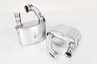Street Muffler Set 993 - Cargraphic - TÜV Approved - Stainless Steel