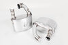Street Muffler Set 993 - Cargraphic - TÜV Approved - Stainless Steel