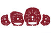 Instrument Face Set 991.2 GTS - Bordeaux Red - PDK - KPH - Tach Logo Backlit
