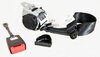 Seat Belt 964 / 993 - Front - Black - With 22cm Buckle + Installation Kit - German Aftermarket