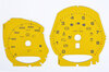 Instrument Face Set 981 Boxster Spyder - Racing Yellow - Manual - KPH - 300 KPH - With Logo