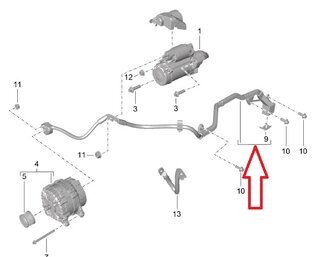 Starter Wiring Harness 991.1 Turbo/S / GT3/RS & 991.2 Turbo/S/GT2 RS / GT3/RS