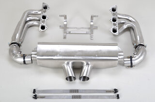 Exhaust System Race 997.1 GT3 - Long Tube - 76 mm Collectors - Cat Bypass - RSR Tips