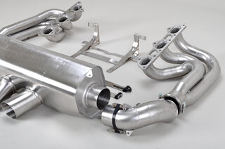 Exhaust System Race 997.1 GT3 - Long Tube - 76 mm Collectors - Cat Bypass - RSR Tips