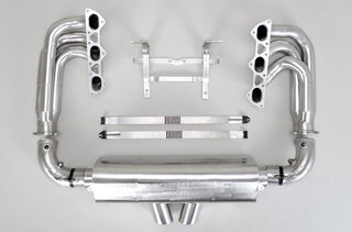 Exhaust System Race 997.1 GT3 - Long Tube - 76 mm Collectors - Cat Bypass - RSR Tips