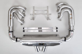 Exhaust System Race 997.1 GT3 - Long Tube - 76 mm Collectors - Cat Bypass - RSR Tips