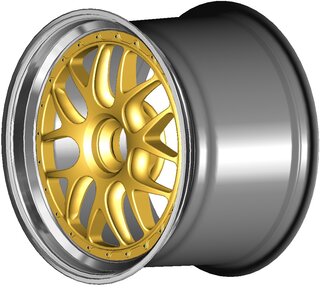 12x19 ET48 Felge BBS E07 Motorsport - ZV - Gold