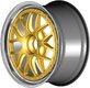 BBS E07 Motorsport forged Alu - CL  9,5x19 ET54 - Gold