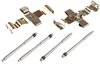 Repair Kit / mounting parts pads into caliper black 17" Brake