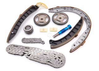 Kit distri - chaines+glissières+tendeur+roues dentées AC et vilo 958.1/ 958.2 Cayenne/ 970 Panamera