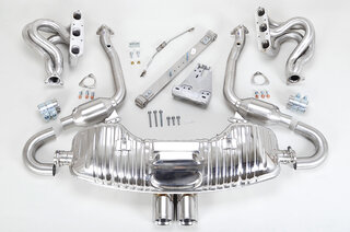 Sport Exhaust System 986 Boxster 2.5 L - Brombacher Edition - 200 Cell Cats - Dual 3.5" (90 mm) Tips