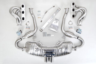 Sport Exhaust System 986 Boxster 2.5 L - Brombacher Edition - 200 Cell Cats - Dual 3.5" (90 mm) Tips
