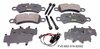 Brake service kit front 982 S( I009 ) steel brake ( -I450) without discs