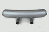 Muffler 911 F Model - Sport - SSI - Coated Steel - 2 in x 2 out - Dual Center Ø 60 mm (2.3") Tips