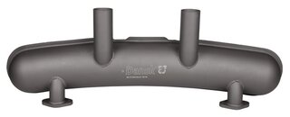 Muffler 911 F Model - Sport - SSI - Coated Steel - 2 in x 2 out - Dual Center Ø 60 mm (2.3") Tips