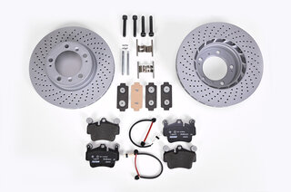 Brake service kit front Boxster 987-2 09-12/ Cayman 09-12/S from 2010