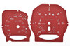 Zifferblattsatz Granat Rot Cayenne Diesel 958 PDK MPH