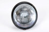Euro H4 Headlight - Right or Left - LHD - Black Ring - OEM - Without Headlight Leveling