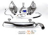Ligne d'échappt.complète inox (free-flow) 911 84-89 avec silencieux 1 sortie Ø 84mm