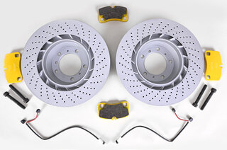 Kit complet freins AR avec PAGID jaune 997 Turbo 07-09