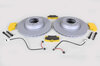 Kit complet freins AR avec PAGID jaune 997 Turbo 07-09